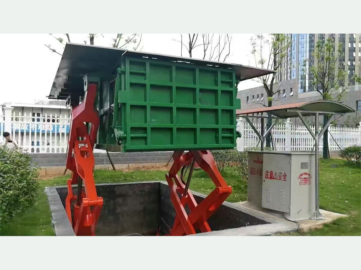地埋侧举水平压缩设备示意图